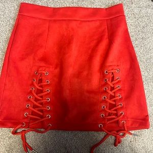 Red super sexy skirt